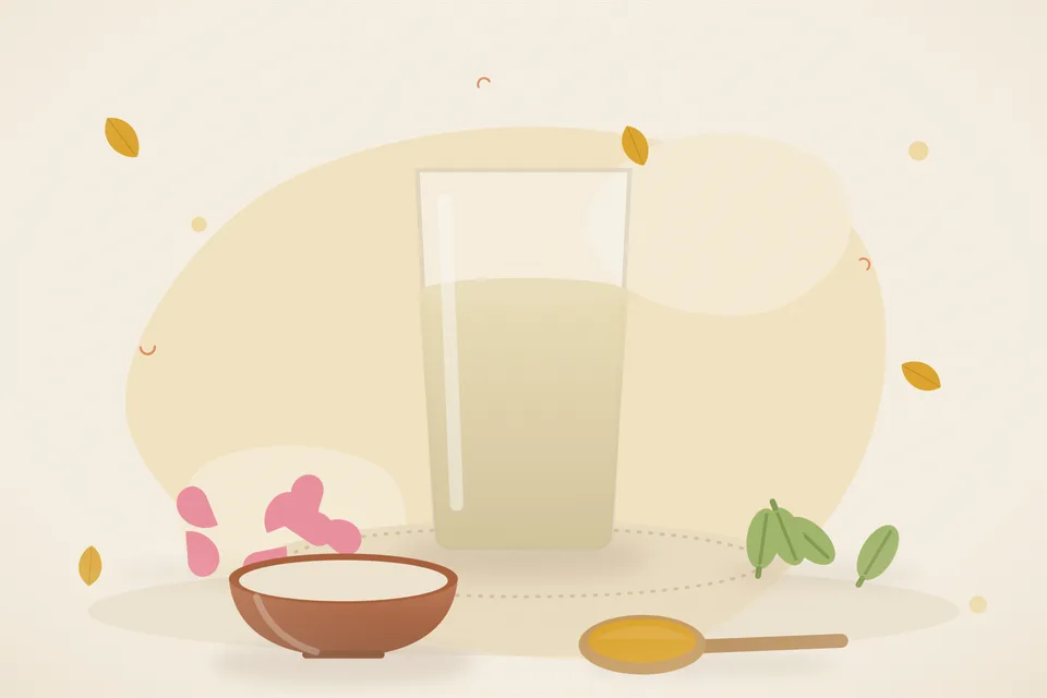 Rose lassi